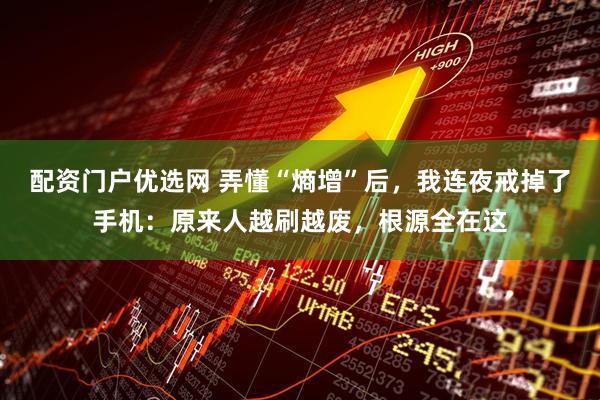 配资门户优选网 弄懂“熵增”后,我连夜戒掉了手机:原来人越刷越废,根源全在这